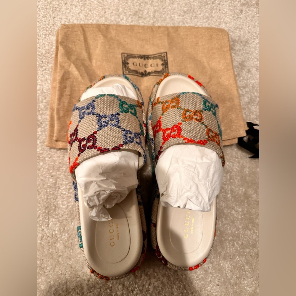 Gucci Platform Slide Sandal